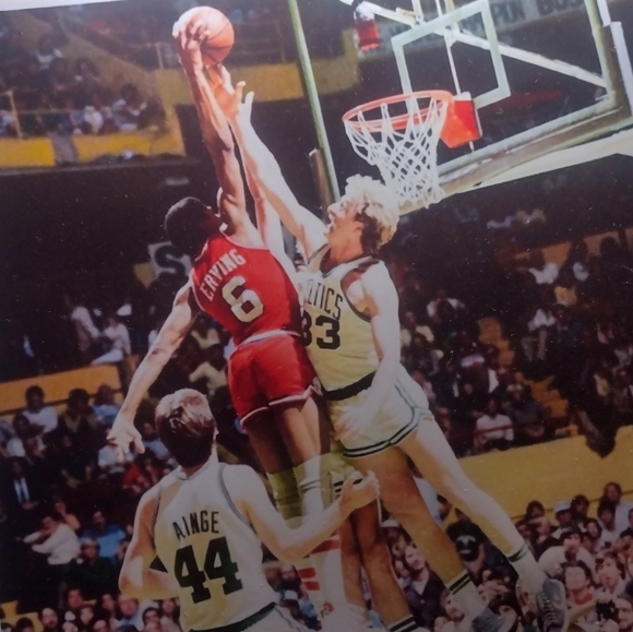 NEW! JULIUS ERVING DR.J SIXERS 8.5x11 ULTRA GLOSSY OLD SCHOOL SLAM DUNK💥POSTER! - Picture 5 of 7